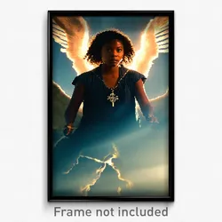 Pixel Art Poster - Angelic Ghetto (8 Bit Psychedelic Trippy Video Game Print)