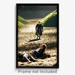 Pixel Art Poster - Blissful Middens (8 Bit Psychedelic Trippy Video Game Print)