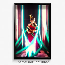 Pixel Art Poster - Elegant Kingdom (8 Bit Psychedelic Trippy Video Game Print)