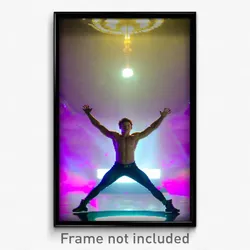 Pixel Art Poster - Colossal Body (8 Bit Psychedelic Trippy Video Game Print)