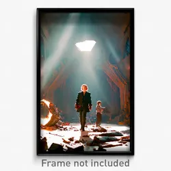 Pixel Art Poster - Outrageous Remains (8 Bit Psychedelic Video Game Print)