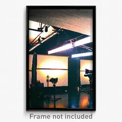 Pixel Art Poster - Peaceful Movie Studio (8 Bit Psychedelic Video Game Print)