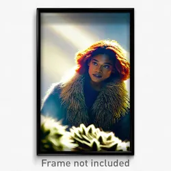 Pixel Art Poster - Fluffy Mere (8 Bit Psychedelic Trippy Weird Video Game Print)