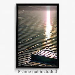 Pixel Art Poster - Deserted Grate (8 Bit Psychedelic Trippy Video Game Print)