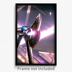 Pixel Art Poster - Metallic Spectacle (8 Bit Psychedelic Video Game Print)