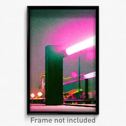 Pixel Art Poster - Stimulating Cdmx (8 Bit Psychedelic Trippy Video Game Print)