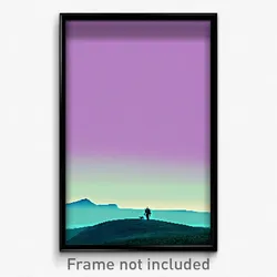 Pixel Art Poster - Bleak Morass (8 Bit Psychedelic Trippy Video Game Print)