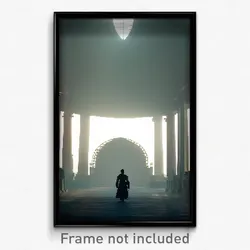 Pixel Art Poster - Peaceful Nave (8 Bit Psychedelic Trippy Video Game Print)
