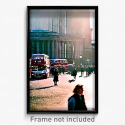 Pixel Art Poster - Natural London (8 Bit Psychedelic Trippy Video Game Print)