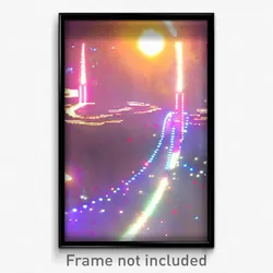 Pixel Art Poster - Creative Fells (8 Bit Psychedelic Trippy Video Game Print)