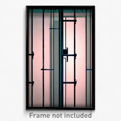 Pixel Art Poster - Thorny Jail (8 Bit Psychedelic Trippy Weird Video Game Print)