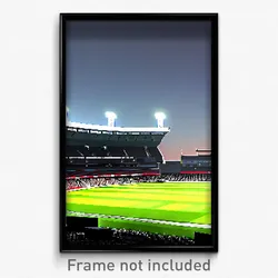 Pixel Art Poster - Lovely Stadium (8 Bit Psychedelic Trippy Video Game Print)