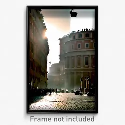 Pixel Art Poster - Spotless Rome (8 Bit Psychedelic Trippy Video Game Print)