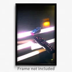 Pixel Art Poster - Remote Tube (8 Bit Psychedelic Trippy Weird Video Game Print)
