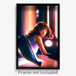 Pixel Art Poster - Jaw Dropping Warren (8 Bit Psychedelic Video Game Print)