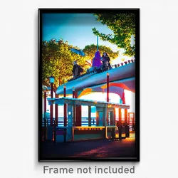 Pixel Art Poster - Quirky Staith (8 Bit Psychedelic Trippy Video Game Print)