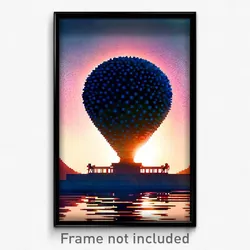 Pixel Art Poster - Worldly Independence Day (8 Bit Psychedelic Video Game Print)