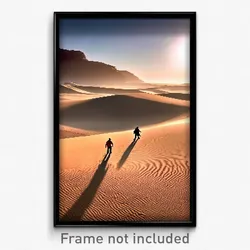 Pixel Art Poster - Captivating Sands (8 Bit Psychedelic Trippy Video Game Print)
