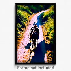 Pixel Art Poster - Valuable Trail (8 Bit Psychedelic Trippy Video Game Print)