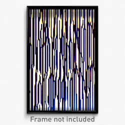 Pixel Art Poster - Wire Frame Glitchy Thai City (8 Bit Video Game Print)