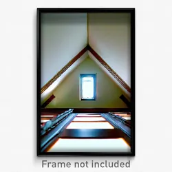 Pixel Art Poster - Slim Attic (8 Bit Psychedelic Trippy Weird Video Game Print)