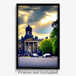 Pixel Art Poster - Famous Demesne (8 Bit Psychedelic Trippy Video Game Print)