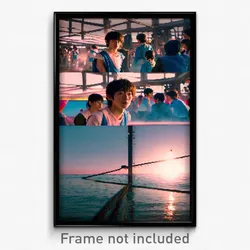 Pixel Art Poster - Conventional Kame (8 Bit Psychedelic Trippy Video Game Print)