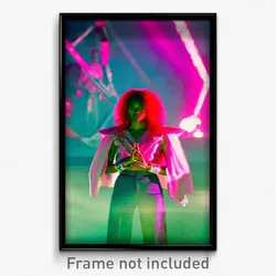 Pixel Art Poster - Grand Ego Death (8 Bit Psychedelic Trippy Video Game Print)