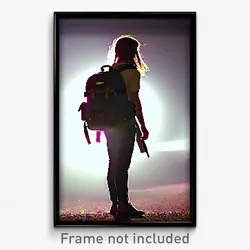 Pixel Art Poster - Grand Backpack (8 Bit Psychedelic Trippy Video Game Print)