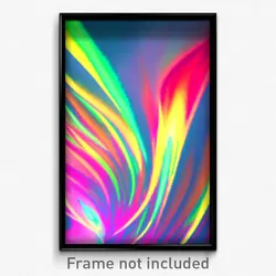 Pixel Art Poster - Swirly Fief (8 Bit Psychedelic Trippy Weird Video Game Print)