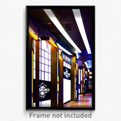 Pixel Art Poster - Showy Brewery (8 Bit Psychedelic Trippy Video Game Print)