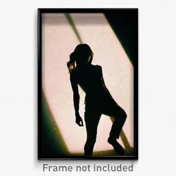 Pixel Art Poster - Fabulous Shadow (8 Bit Psychedelic Trippy Video Game Print)