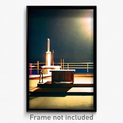 Pixel Art Poster - Calm Pulpit (8 Bit Psychedelic Trippy Weird Video Game Print)