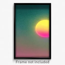 Pixel Art Poster - Mellow Dream (8 Bit Psychedelic Trippy Video Game Print)