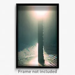 Pixel Art Poster - Zigzag Slit (8 Bit Psychedelic Trippy Weird Video Game Print)