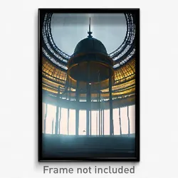 Pixel Art Poster - Bleak Dome (8 Bit Psychedelic Trippy Weird Video Game Print)