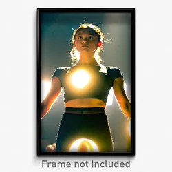 Pixel Art Poster - Acclaimed Crop (8 Bit Psychedelic Trippy Video Game Print)