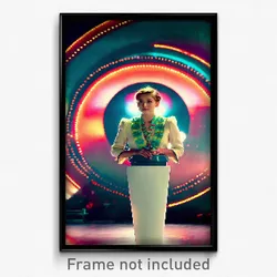 Pixel Art Poster - Tidy Dais (8 Bit Psychedelic Trippy Weird Video Game Print)