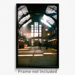Pixel Art Poster - Stunning Stable (8 Bit Psychedelic Trippy Video Game Print)