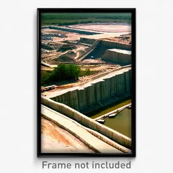 Pixel Art Poster - Puny Quarry (8 Bit Psychedelic Trippy Weird Video Game Print)