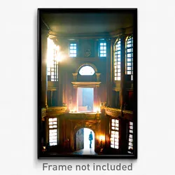 Pixel Art Poster - All Over The Place Mansion (8 Bit Video Game Print)