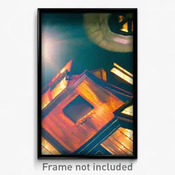 Pixel Art Poster - Measly Treasury (8 Bit Psychedelic Trippy Video Game Print)