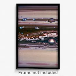 Pixel Art Poster - Classic Jupiter (8 Bit Psychedelic Trippy Video Game Print)