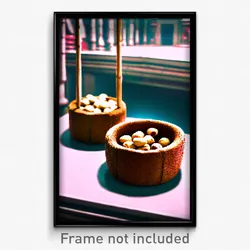Pixel Art Poster - Nutty Chantry (8 Bit Psychedelic Trippy Video Game Print)