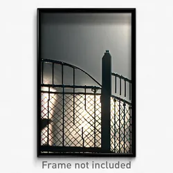Pixel Art Poster - Wire Frame Oubliette (8 Bit Psychedelic Video Game Print)