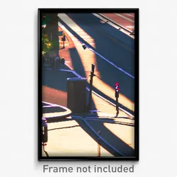 Pixel Art Poster - Unusual Junction (8 Bit Psychedelic Trippy Video Game Print)