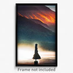 Pixel Art Poster - Flawless Highland (8 Bit Psychedelic Trippy Video Game Print)