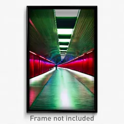 Pixel Art Poster - Meek Walkway (8 Bit Psychedelic Trippy Video Game Print)