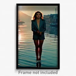 Pixel Art Poster - Bold Mooring (8 Bit Psychedelic Trippy Video Game Print)