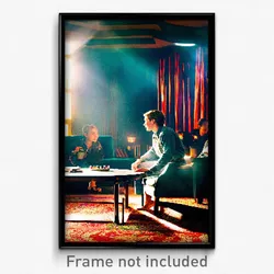 Pixel Art Poster - Harmonious Den (8 Bit Psychedelic Trippy Video Game Print)